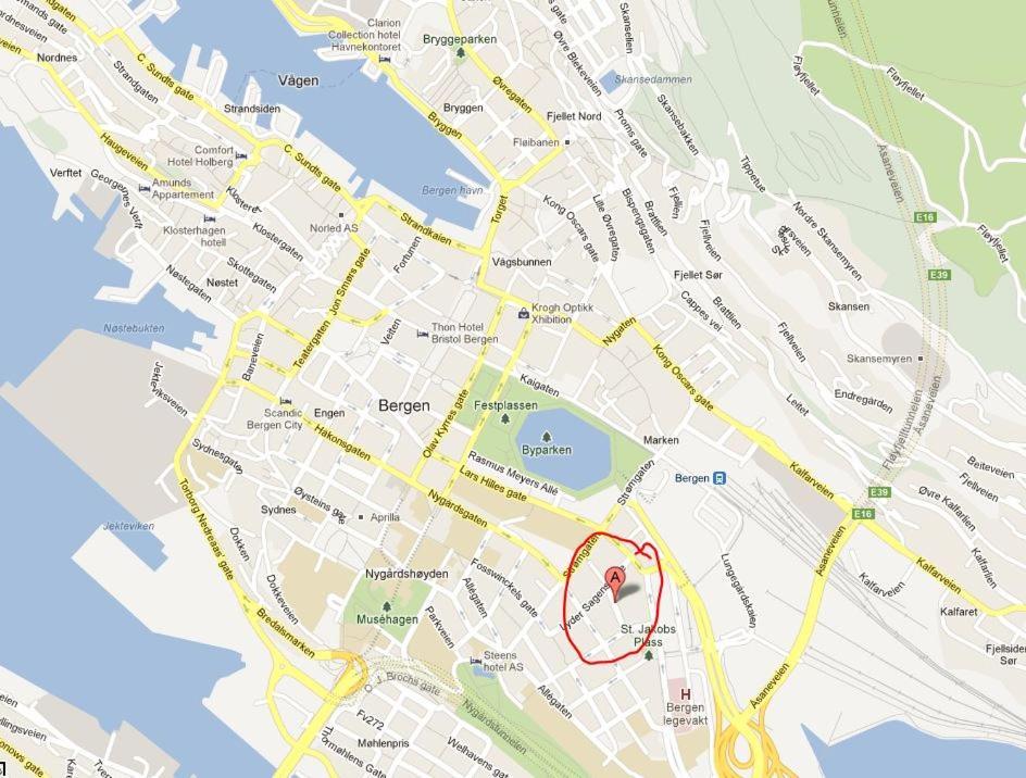 80 Square Metre Flat In The Heart Of Bergen - 2 Big Bedrooms Екстер'єр фото